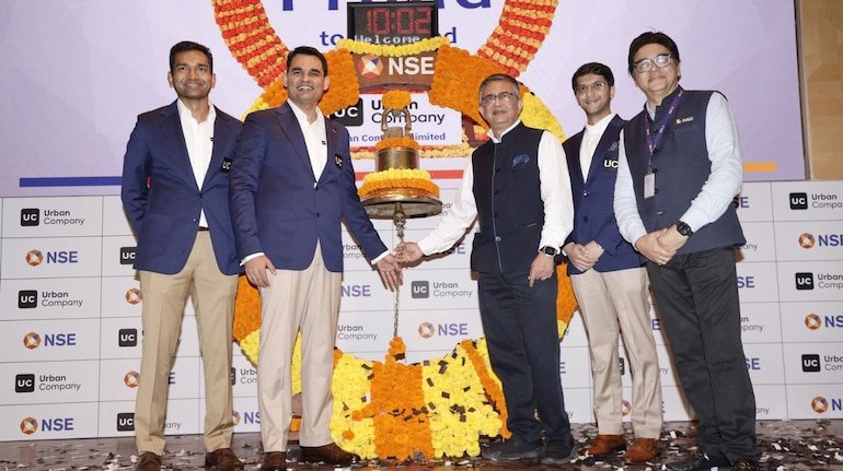 Urban Company shares make strong stock market debut, list at 58% premium over IPO price on NSE