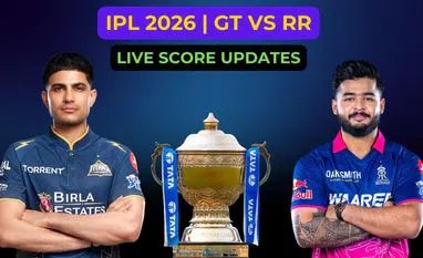 GT vs RR LIVE SCORE, IPL 2026: Parag breaks the partnership for RR; Kushagra departs